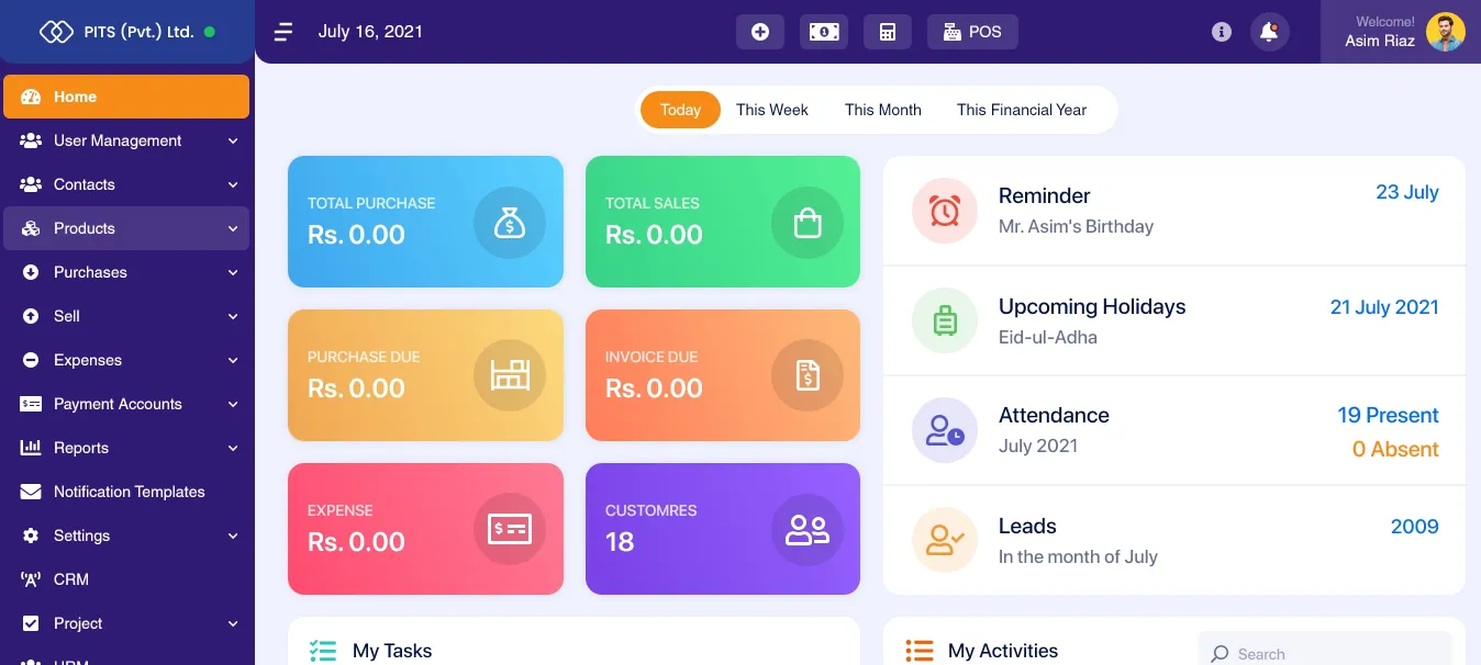 Dashboard